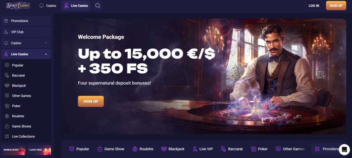 Spirit Casino - Bonuses, Games, Payouts and Login for Canadian Players image 3